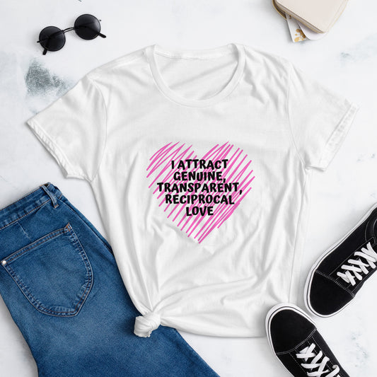 "I Attract Love" Heart T-Shirt