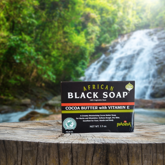 African Black Soap w/Cocoa Butter