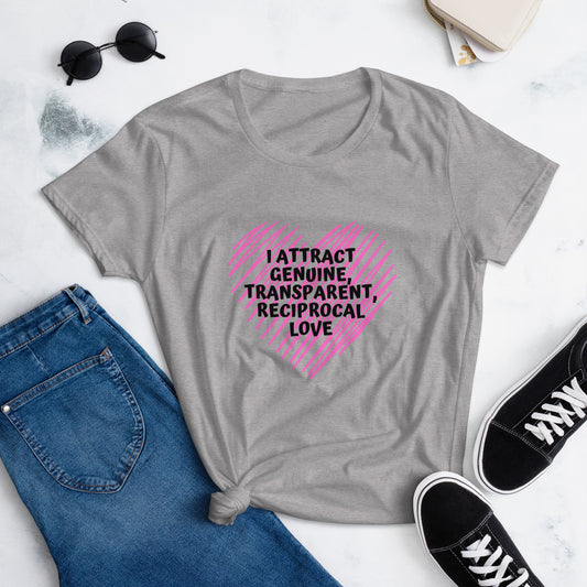 "I Attract Love" Heart T-Shirt